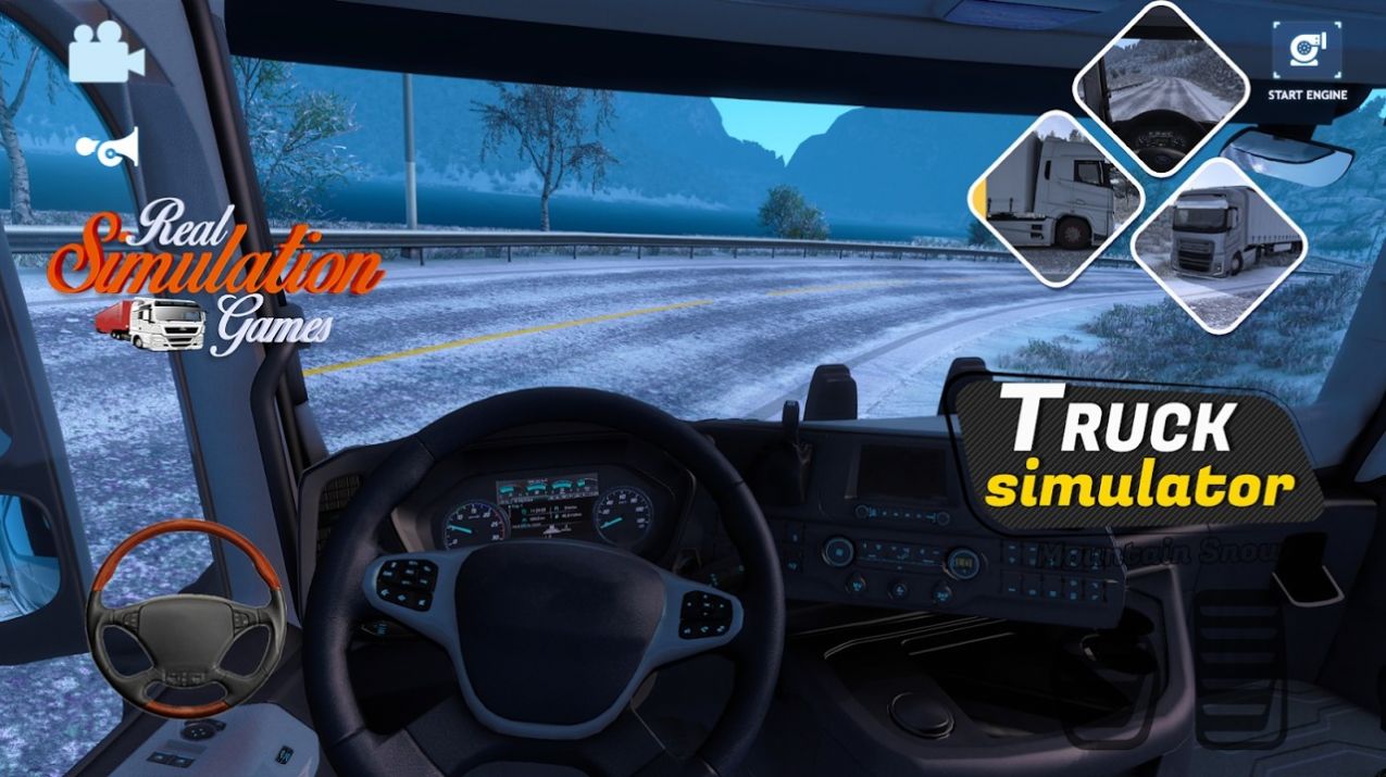 ģŷɽѩ·truck simulator snow mountainͼ