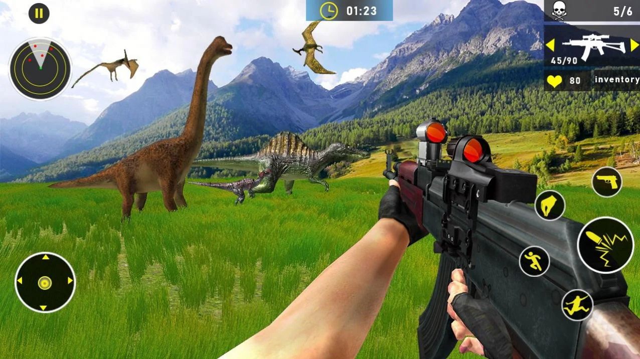 Cdinosaurs hunting؈D