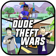 Dude Theft Wars破解版(开放世界沙盒模拟器)