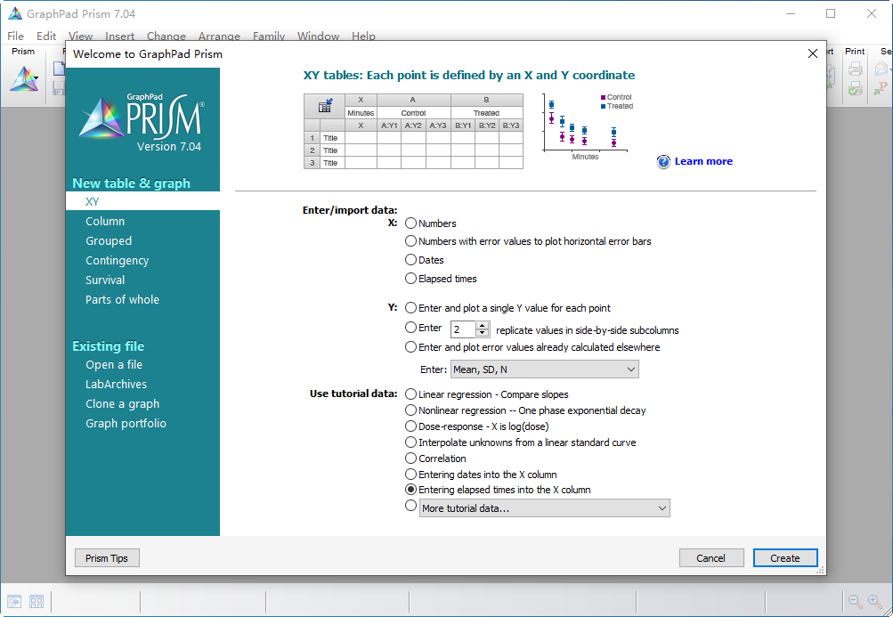 GraphPad Prism 7 免费版截图2