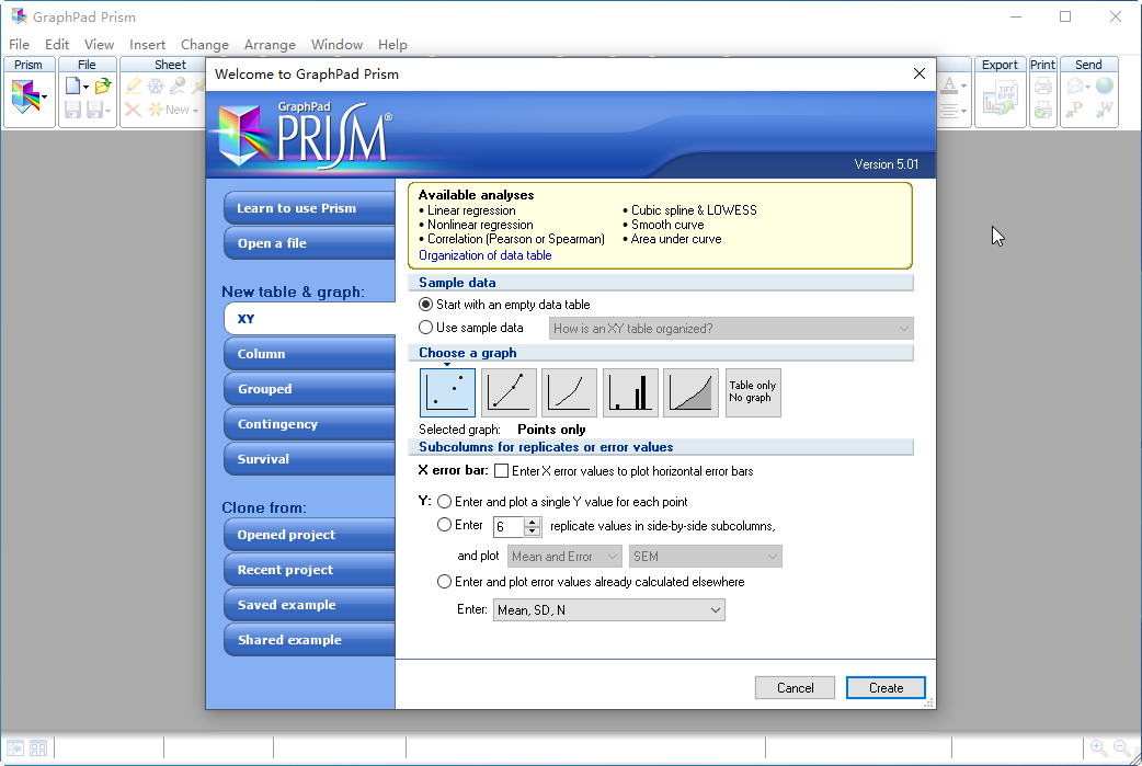 GraphPad Prism 5破解版截图0