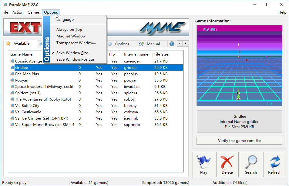 ExtraMAME 23.8 download the new version