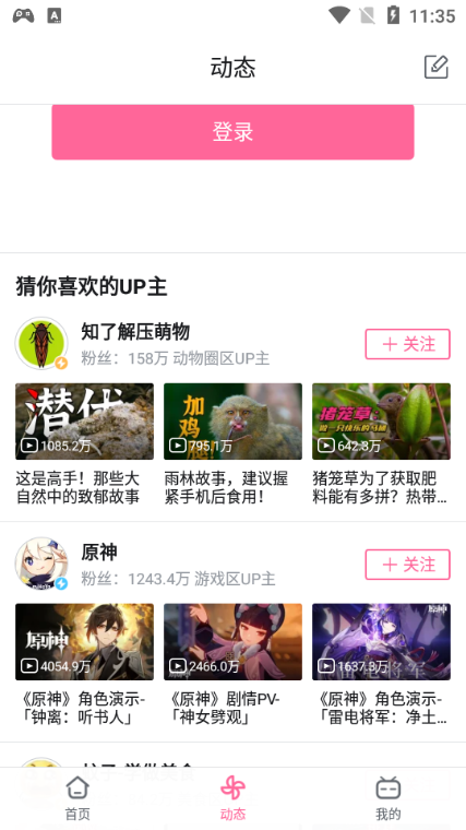 哔哩哔哩国际版app(bilibili)截图