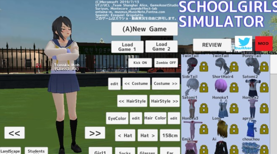 У԰Ůģmodģ(School Girls Simulator Mod)