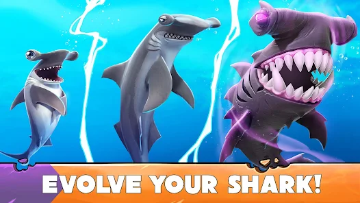 饥饿鲨进化国际版无敌版(Hungry Shark)截图