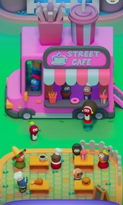 街角咖啡馆游戏(Street Cafe)截图
