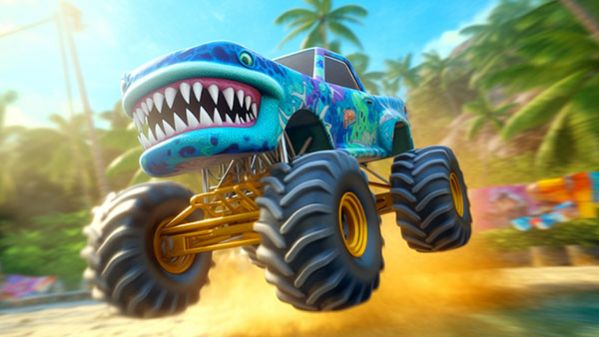 ͷϷ(Muscle Monster Truck Stunt Games)ͼ