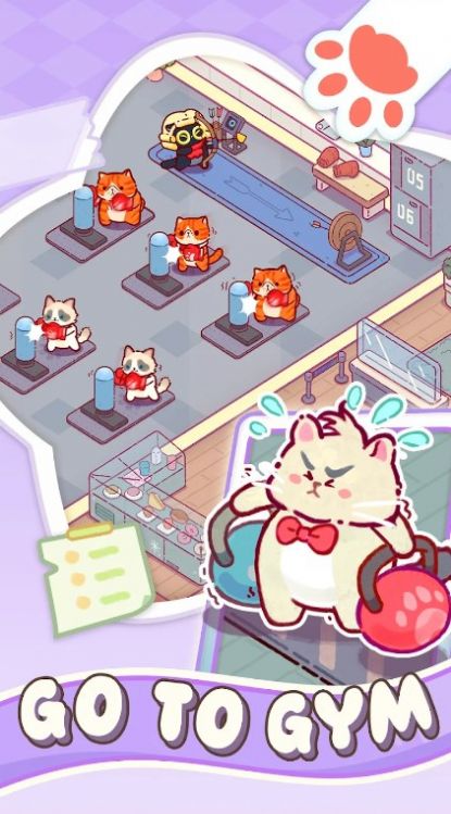 è佡Ϸ(Kitty Gym: Idle Cat Games)ͼ