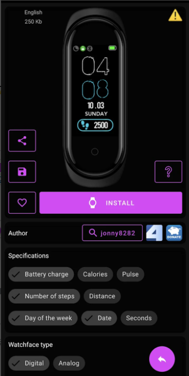 Сֻ5 MiBand5 app