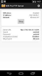 WiFi Pro FTP Server(FTP)ͼ