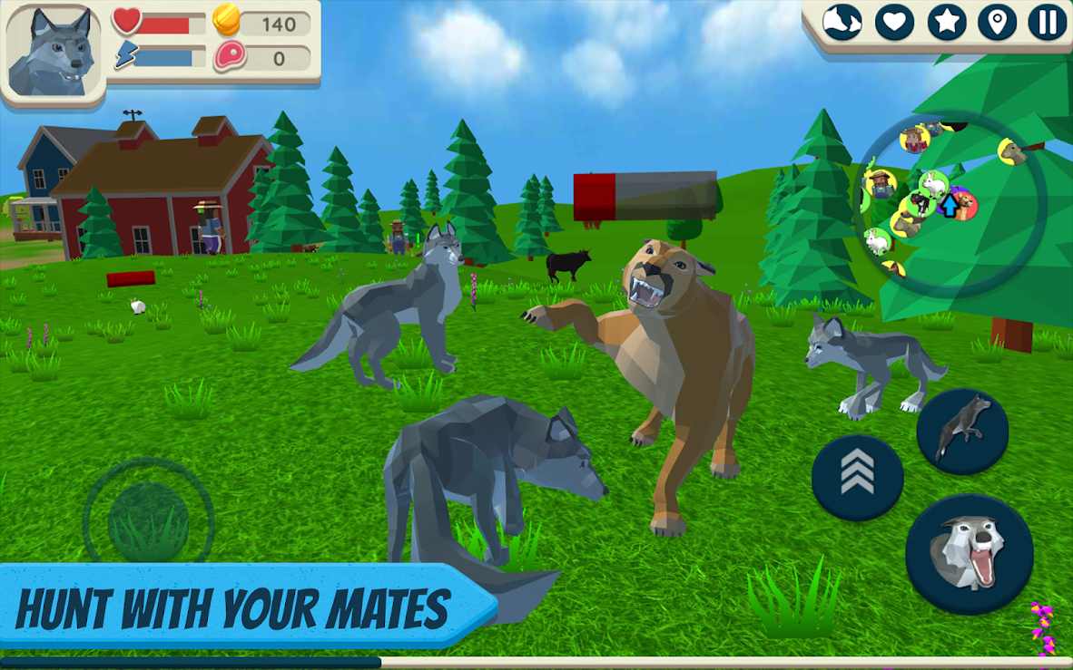 Ұģȥ(Wolf Simulator: Wild Animals 3D)ͼ