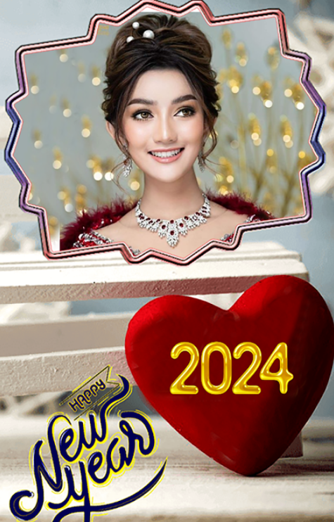 2024(New Year Photo Frame 2024)