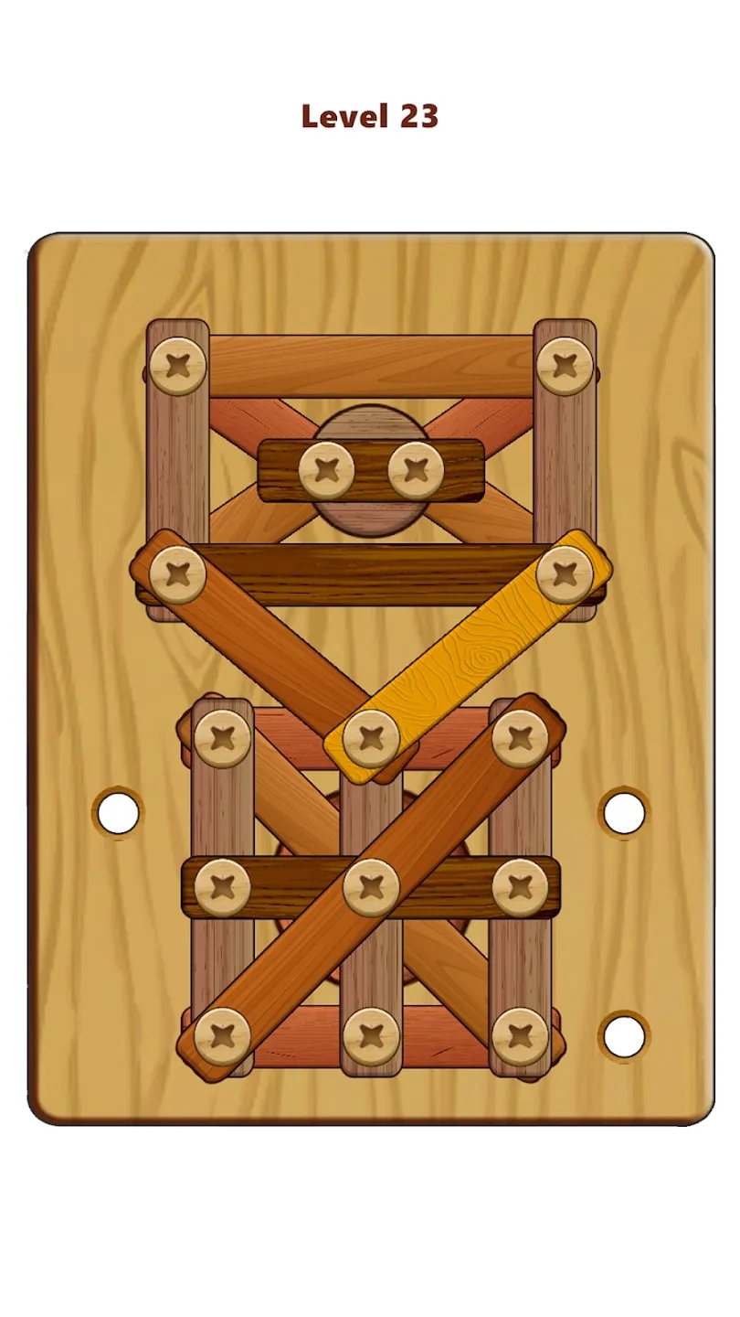 ĸ˨(Wood Nuts & Bolts Puzzle)ͼ