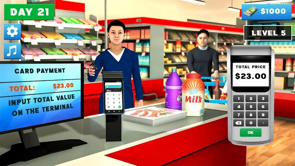 3D̵ģ(Supermarket 3D Store Simulator)ͼ