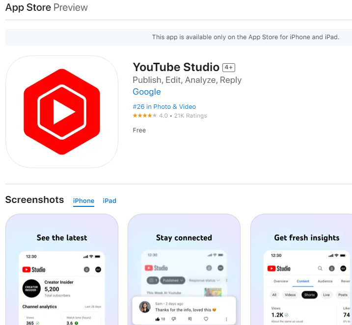 YouTube(YouTube Studio)