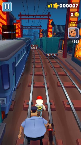 Fܿ׃ٰòˆο{ٶ(Subway Surf)؈D