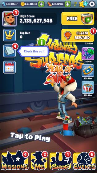 Fܟo޽şo耳װd((Subway Surf))؈D