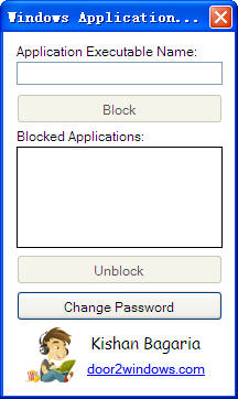 ֹexeļй(Windows Application Blocker )ͼ0