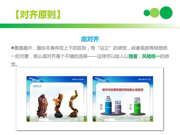 PPT排版技巧:底对齐