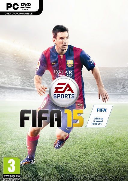 《FIFA 15》封面公布 梅西再度成为代言人