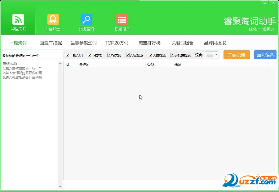 淘宝关键词优化怎么做?淘宝关键词优化工具—睿聚淘词助手介绍