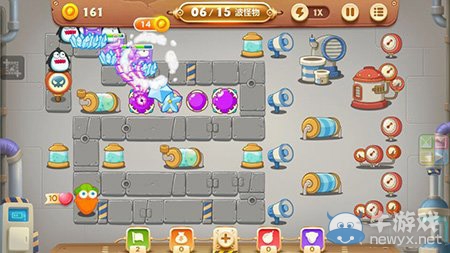 《保卫萝卜3》工厂爬梯模式第1关图文攻略