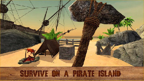 pirate island survival(海岛生存3d内购特别版)截图