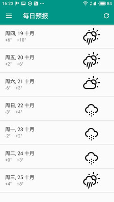全民天气app截图