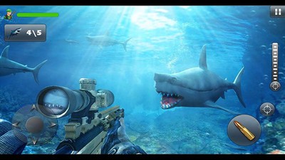 深海愤怒的鲨鱼猎手截图