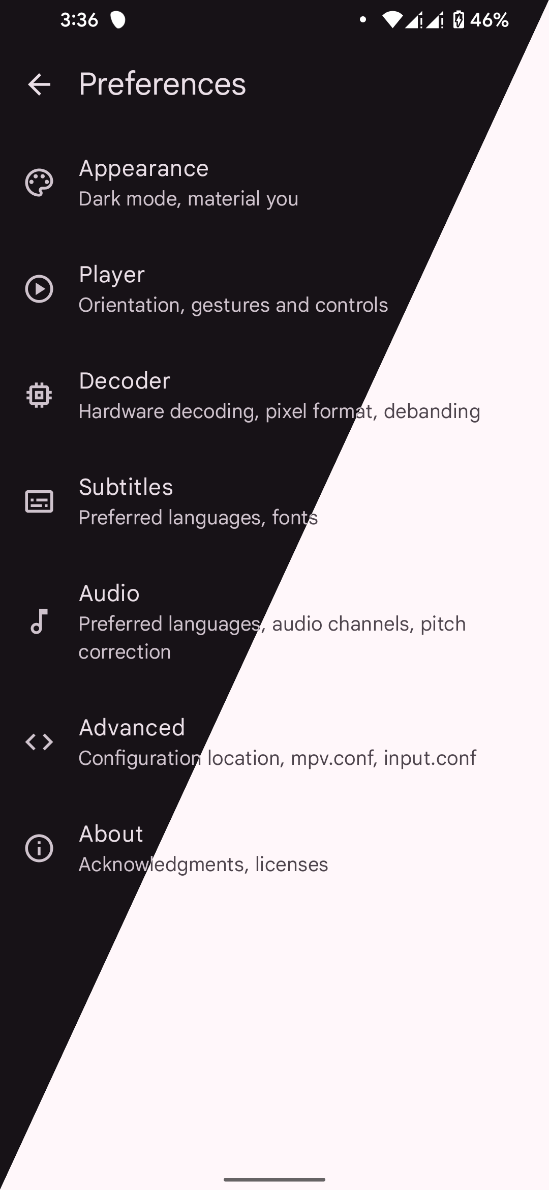 mpvKt播放器截图