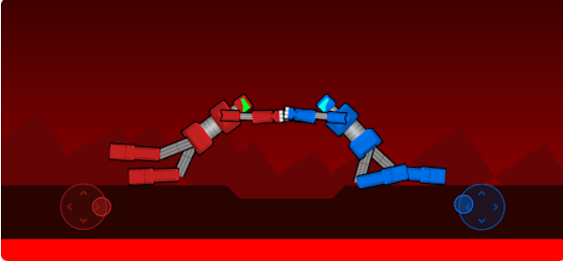 双人游戏机甲棒斗士