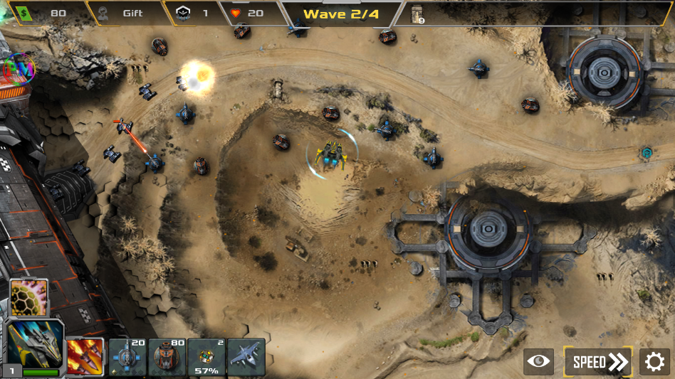 塔防传奇3未来战争内置菜单版 塔防传奇3未来战争内置菜单版