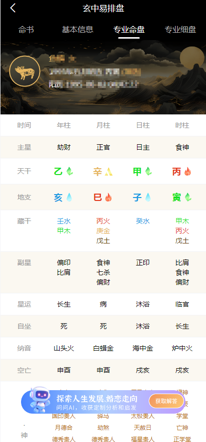 玄中易八字排盘平台 玄中易八字排盘平台