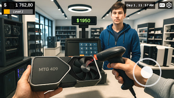 电脑游戏机商店模拟器