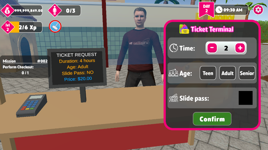 水上乐园经理模拟器无限金币版截图1