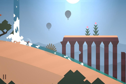 雪地滑翔机游戏截图1