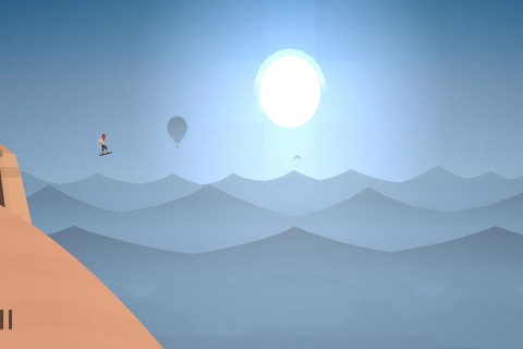 雪地滑翔机游戏截图3