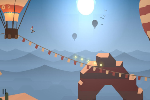 雪地滑翔机游戏截图0