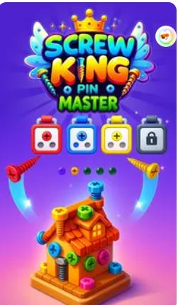 螺丝大王销大师游戏Screw King Pin Master截图0