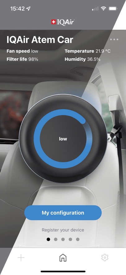 IQAir Atem空气净化器app截图1