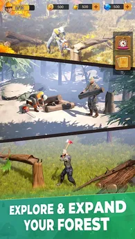 放置伐木场木材帝国游戏Lumber GO截图4