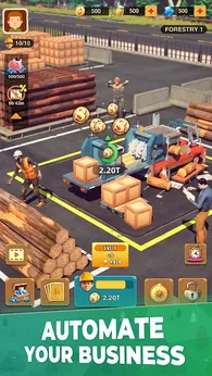 放置伐木场木材帝国游戏Lumber GO截图1