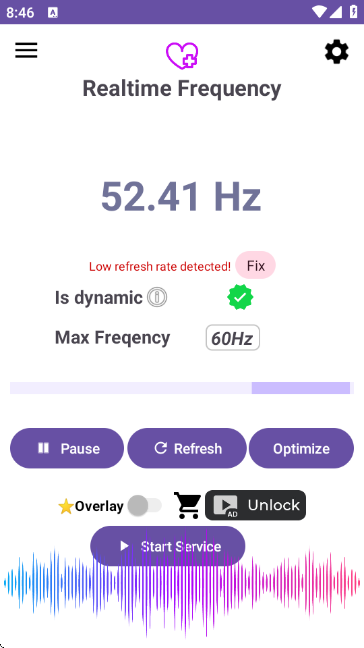 120HZ刷新率修改器(Screen Refresh Rate Tool)截图0