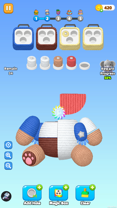 ë3DëƴͼϷYarnMatch3DWoolPuzzleͼ2