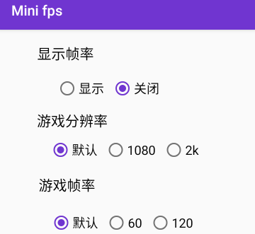 Mini fps֡ʾ