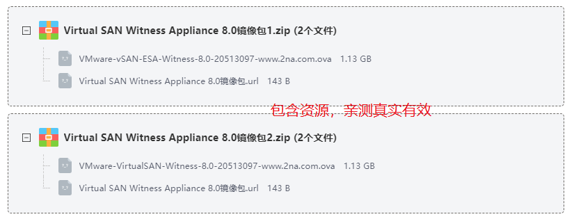 Virtual SAN Witness Appliance 8.0