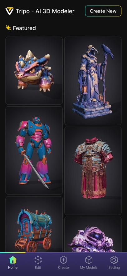 Tripo AI官方入口(3d建模) Tripo AI官方入口(3d建模)