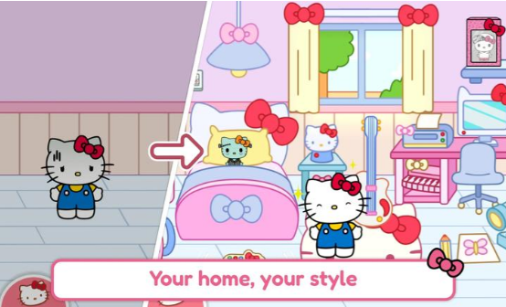凯蒂猫生活世界全解锁版本截图1
