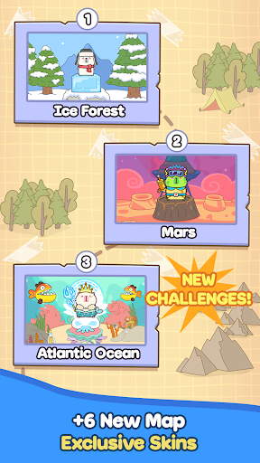 卡皮巴拉跳一跳蛋糕塔小游戏截图