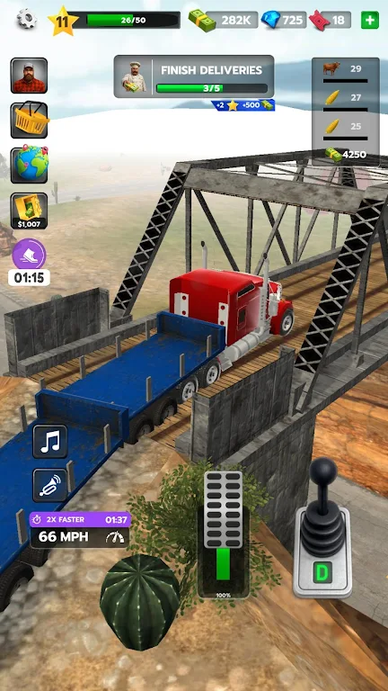 高速货运卡车司机模拟器游戏Highway Cargo Trucker截图3